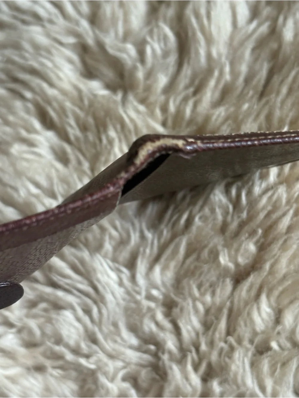 Vintage Mark Cross Brown Leather Wallet